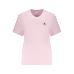 CONVERSE T-SHIRT MANICHE CORTE DONNA ROSA