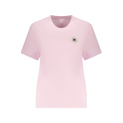 CONVERSE T-SHIRT MANICHE CORTE DONNA ROSA