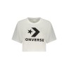 CONVERSE T-SHIRT MANICHE CORTE DONNA BIANCO