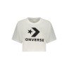 CONVERSE T-SHIRT MANICHE CORTE DONNA BIANCO