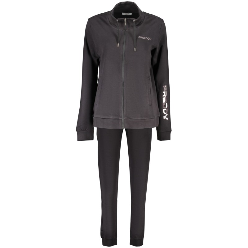 FREDDY FELPA CON ZIP DONNA NERO