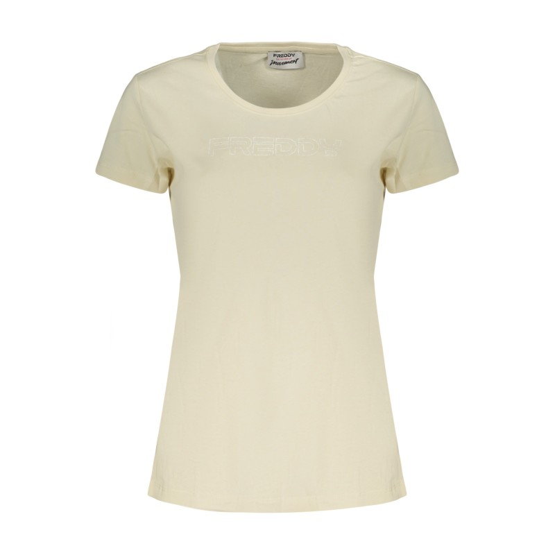FREDDY T-SHIRT MANICHE CORTE DONNA BEIGE