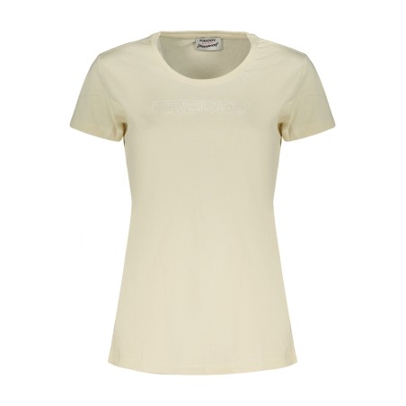 FREDDY T-SHIRT MANICHE CORTE DONNA BEIGE