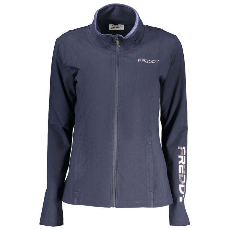 FREDDY FELPA CON ZIP DONNA BLU