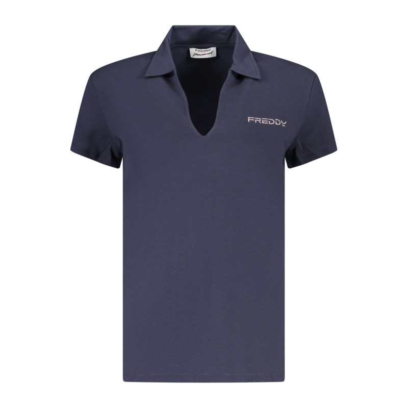 FREDDY T-SHIRT MANICHE CORTE DONNA BLU