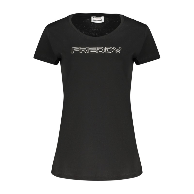FREDDY T-SHIRT MANICHE CORTE DONNA NERO