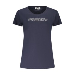 FREDDY T-SHIRT MANICHE CORTE DONNA BLU