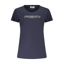 FREDDY T-SHIRT MANICHE CORTE DONNA BLU