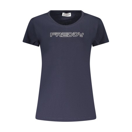 FREDDY T-SHIRT MANICHE CORTE DONNA BLU