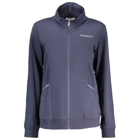 FREDDY FELPA CON ZIP DONNA BLU