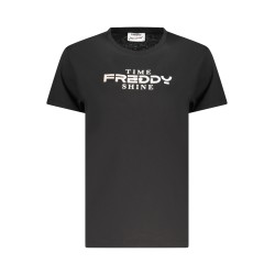 FREDDY T-SHIRT MANICHE CORTE DONNA NERO