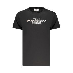 FREDDY T-SHIRT MANICHE CORTE DONNA NERO