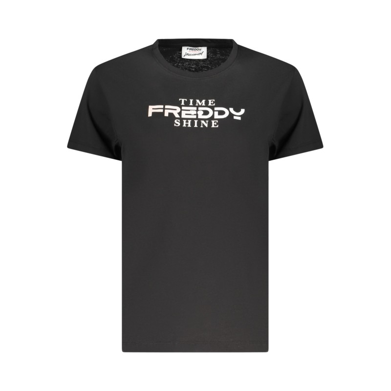 FREDDY T-SHIRT MANICHE CORTE DONNA NERO