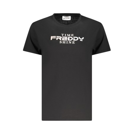 FREDDY T-SHIRT MANICHE CORTE DONNA NERO