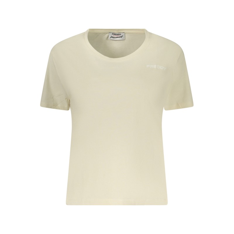 FREDDY T-SHIRT MANICHE CORTE DONNA BEIGE