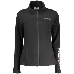 FREDDY FELPA CON ZIP DONNA NERO
