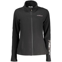 FREDDY FELPA CON ZIP DONNA NERO