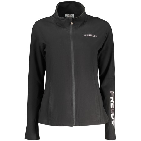 FREDDY FELPA CON ZIP DONNA NERO