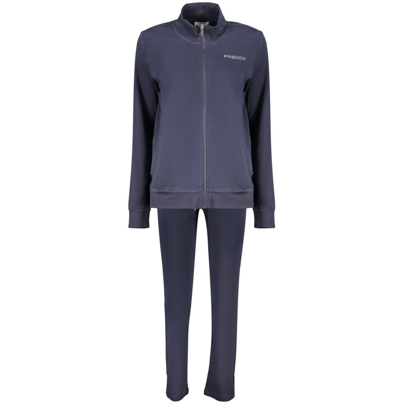 FREDDY FELPA CON ZIP DONNA BLU