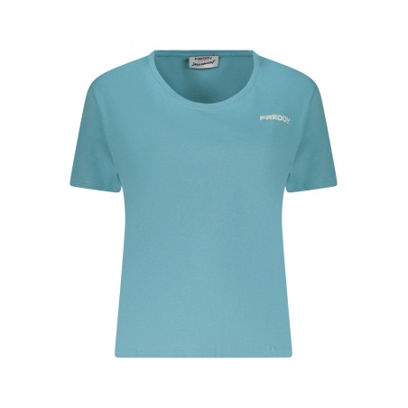 FREDDY T-SHIRT MANICHE CORTE DONNA AZZURRO