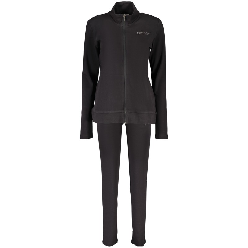 FREDDY FELPA CON ZIP DONNA NERO