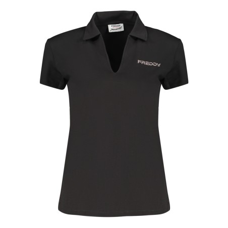 FREDDY T-SHIRT MANICHE CORTE DONNA NERO