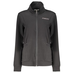 FREDDY FELPA CON ZIP DONNA NERO
