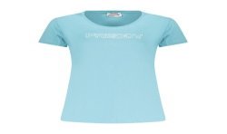 FREDDY T-SHIRT MANICHE CORTE DONNA AZZURRO