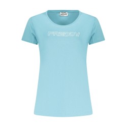 FREDDY T-SHIRT MANICHE CORTE DONNA AZZURRO
