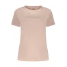 GUESS JEANS T-SHIRT MANICHE CORTE DONNA ROSA