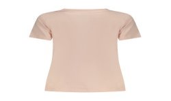 GUESS JEANS T-SHIRT MANICHE CORTE DONNA ROSA