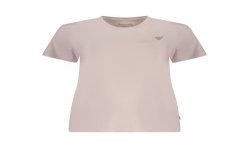 GUESS JEANS T-SHIRT MANICHE CORTE DONNA ROSA