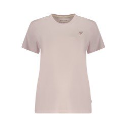 GUESS JEANS T-SHIRT MANICHE CORTE DONNA ROSA
