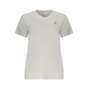 GUESS JEANS T-SHIRT MANICHE CORTE DONNA BIANCO