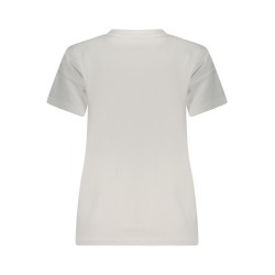 GUESS JEANS T-SHIRT MANICHE CORTE DONNA BIANCO
