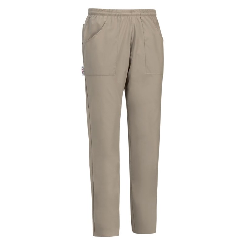 pantalone unisex bazzy - 100% polyester - sandy sorona beige