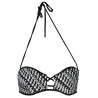 KARL LAGERFELD BEACHWEAR COSTUME PARTE SOPRA DONNA NERO