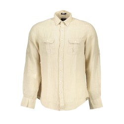 GANT CAMICIA MANICHE LUNGHE UOMO BEIGE