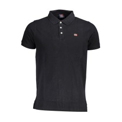 NORWAY 1963 POLO MANICHE CORTE UOMO NERO