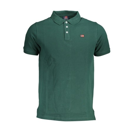 NORWAY 1963 POLO MANICHE CORTE UOMO VERDE