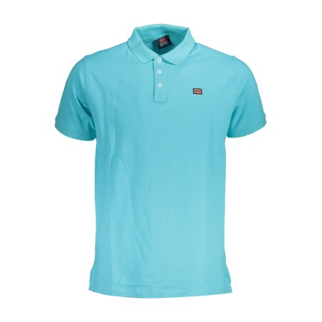 NORWAY 1963 POLO MANICHE CORTE UOMO AZZURRO