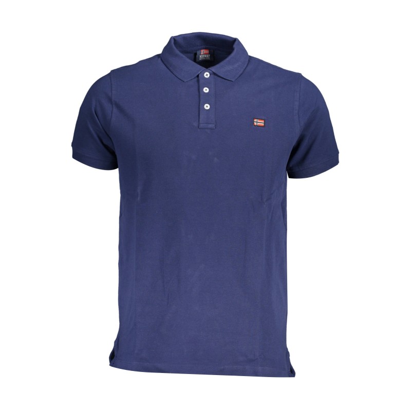 NORWAY 1963 POLO MANICHE CORTE UOMO BLU