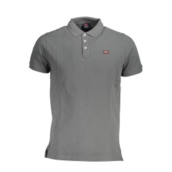 NORWAY 1963 POLO MANICHE CORTE UOMO GRIGIO