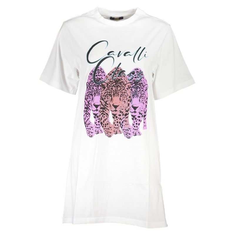 CAVALLI CLASS ABITO CORTO DONNA BIANCO