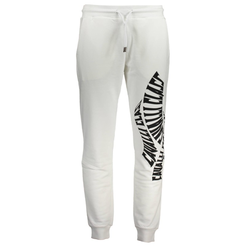 CAVALLI CLASS PANTALONE UOMO BIANCO