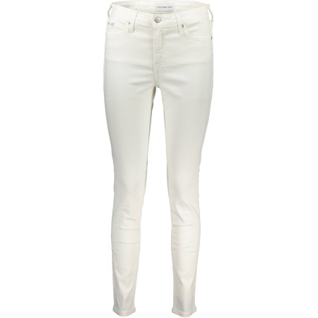 CALVIN KLEIN JEANS DENIM DONNA BIANCO