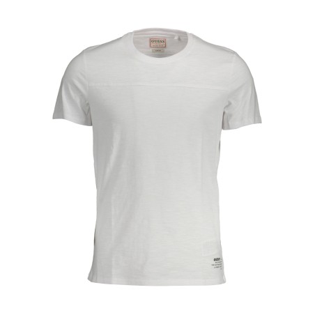 GUESS JEANS T-SHIRT MANICHE CORTE UOMO BIANCO