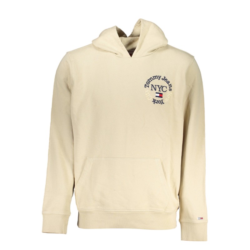 TOMMY HILFIGER FELPA SENZA ZIP UOMO BEIGE