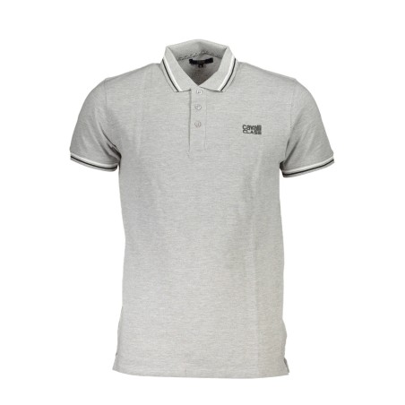 CAVALLI CLASS POLO MANICHE CORTE UOMO GRIGIO