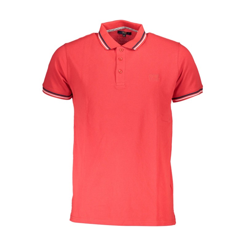 CAVALLI CLASS POLO MANICHE CORTE UOMO ROSSO